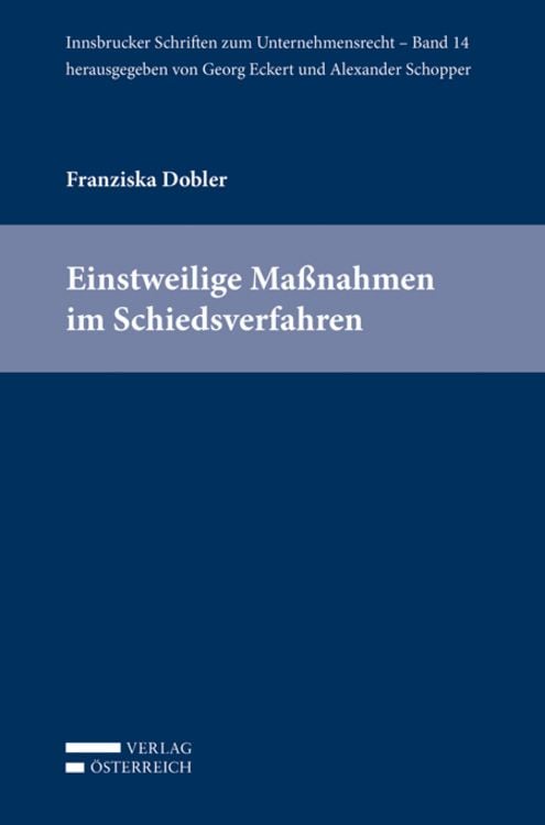 Produktbild: Einstweilige Ma&szlig;nahmen im Schiedsverfahren