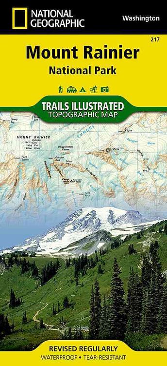 Produktbild: Mount Rainier National Park Map