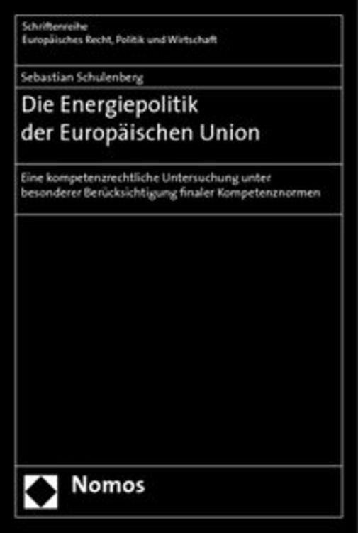 Produktbild: Die Energiepolitik der Europ&auml;ischen Union