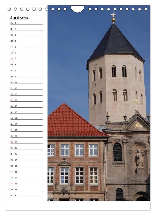Produktbild: Streifz&uuml;ge durch Paderborn (Wandkalender 2026 DIN A4 hoch), CALVENDO Monatskalender
