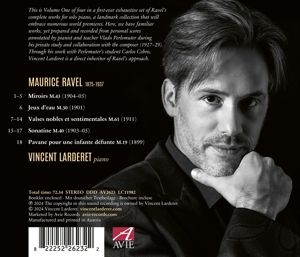 Produktbild: Ravel: Cplte Works for Solo Piano Vol 1