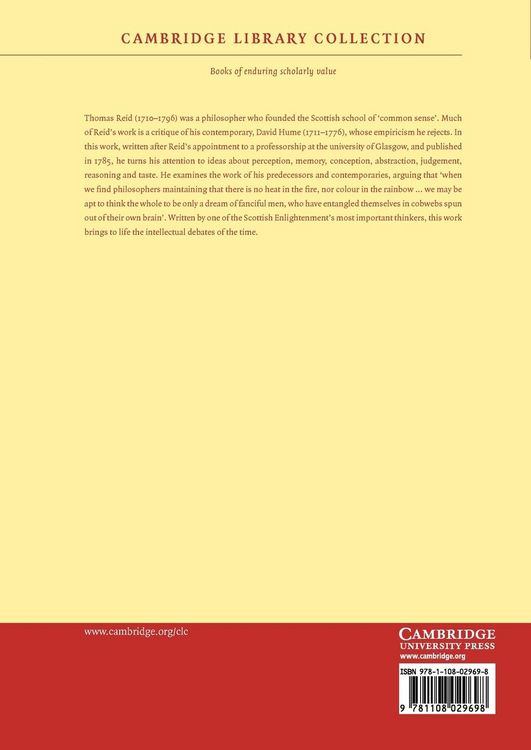 Produktbild: Essays on the Intellectual Powers of Man