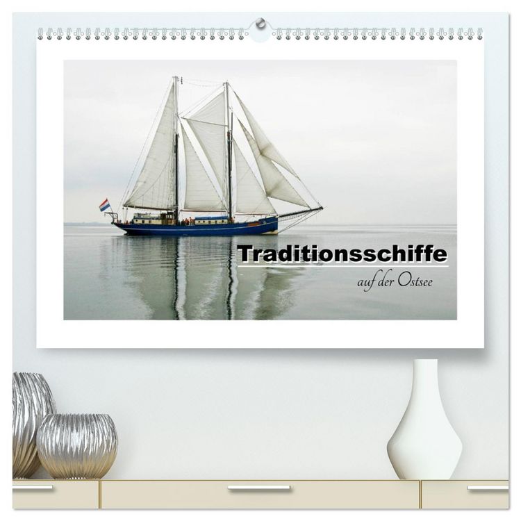 Produktbild: Traditionsschiffe auf der Ostsee (hochwertiger Premium Wandkalender 2026 DIN A2 quer), Kunstdruck in Hochglanz