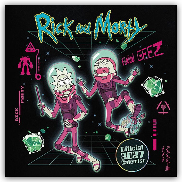Produktbild: Rick and Morty &ndash; Offizieller Kalender 2027 &ndash; Wandkalender