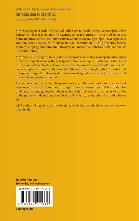 Produktbild: Introduction to Statistics