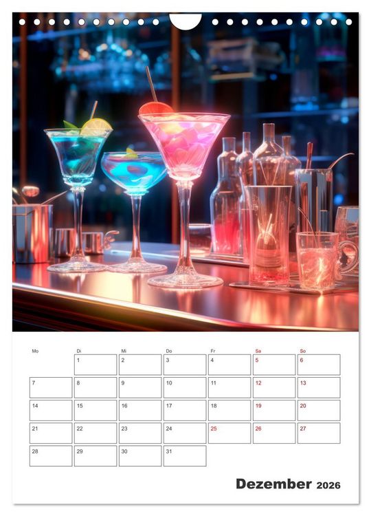 Produktbild: Bar- und Lounge-Atmosph&auml;re (Wandkalender 2026 DIN A4 hoch), CALVENDO Monatskalender