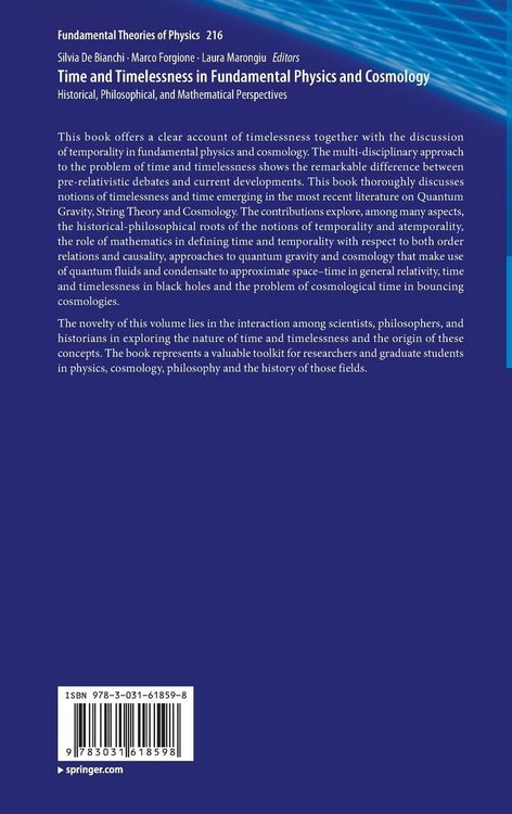 Produktbild: Time and Timelessness in Fundamental Physics and Cosmology