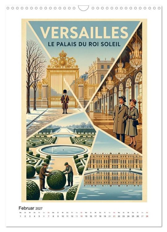 Produktbild: Sehnsucht Frankreich - Die Mid-Century Collection (Wandkalender 2027 DIN A3 hoch), CALVENDO Monatskalender