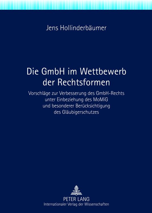 Produktbild: Die GmbH im Wettbewerb der Rechtsformen