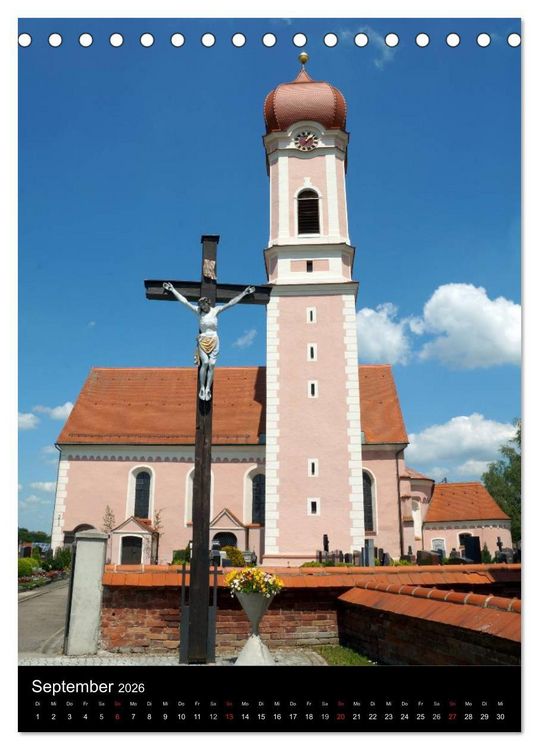 Produktbild: Kirchen in Deutschland - G&ouml;ttliche Perlen aus Menschenhand (Tischkalender 2026 DIN A5 hoch), CALVENDO Monatskalender