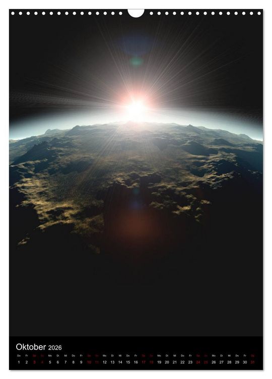 Produktbild: Weit entfernte Welten (Wandkalender 2026 DIN A3 hoch), CALVENDO Monatskalender