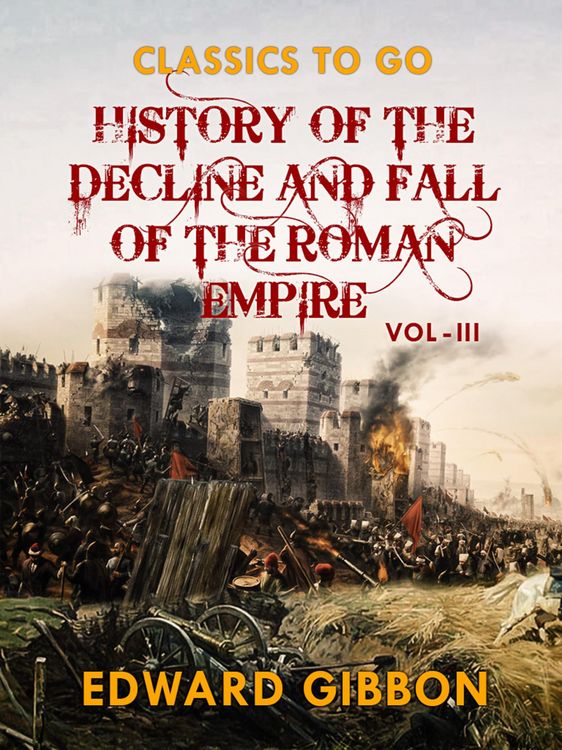 Produktbild: History of The Decline and Fall of The Roman Empire Vol III