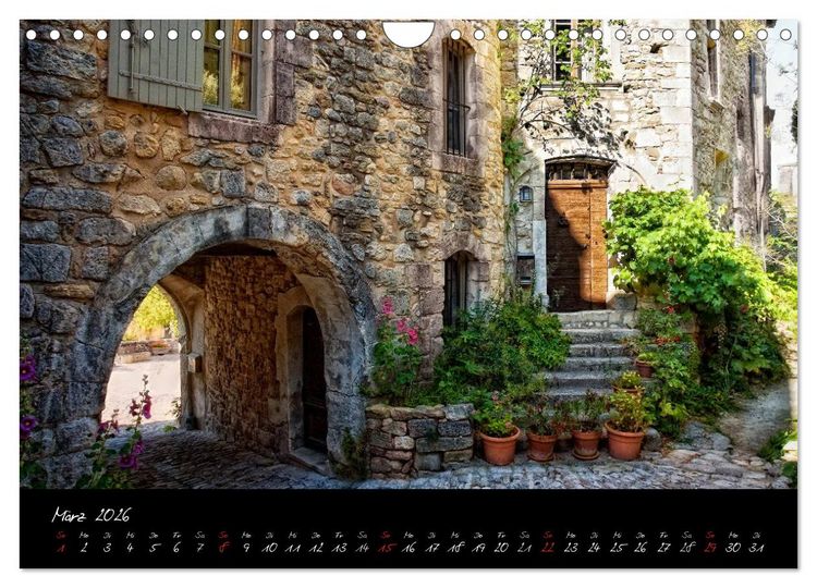 Produktbild: Provence romantique (Wandkalender 2026 DIN A4 quer), CALVENDO Monatskalender