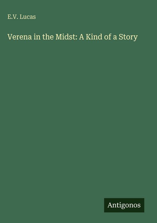Produktbild: Verena in the Midst: A Kind of a Story