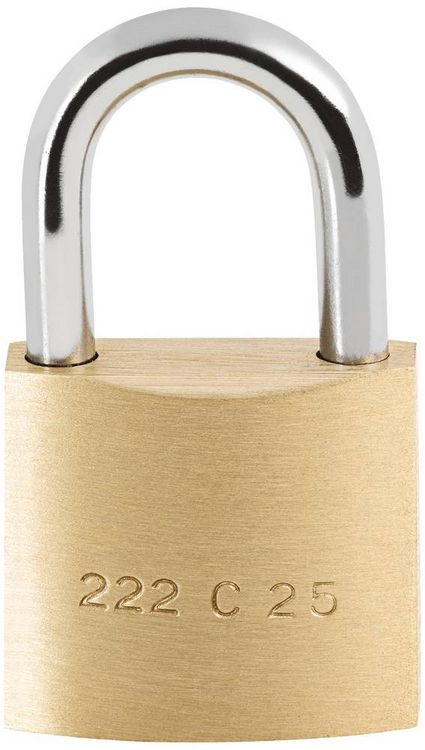Produktbild: Burg W&auml;chter 3041 Vorh&auml;ngeschloss 25.00 mm verschieden schlie&szlig;end Messing Schl&uuml;sselschloss