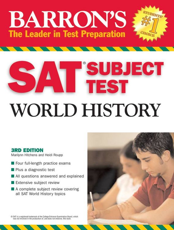 Produktbild: Barron's SAT Subject Test World History