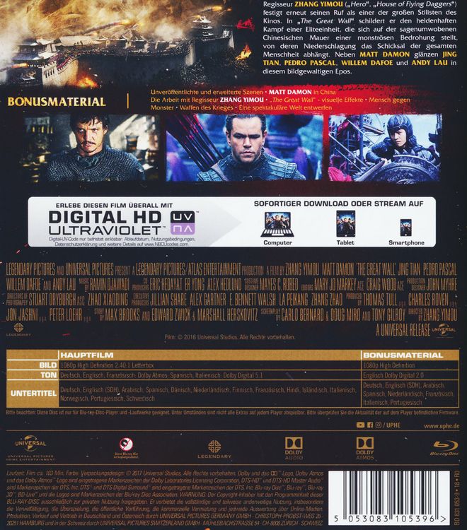 Produktbild: The Great Wall