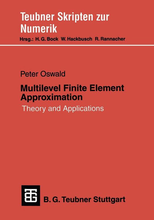 Produktbild: Multilevel Finite Element Approximation
