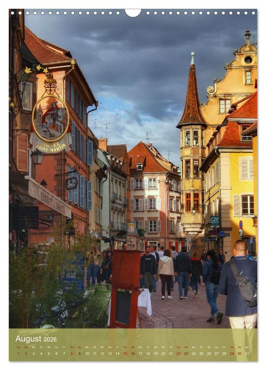 Produktbild: Reise durchs Elsass (Wandkalender 2026 DIN A3 hoch), CALVENDO Monatskalender