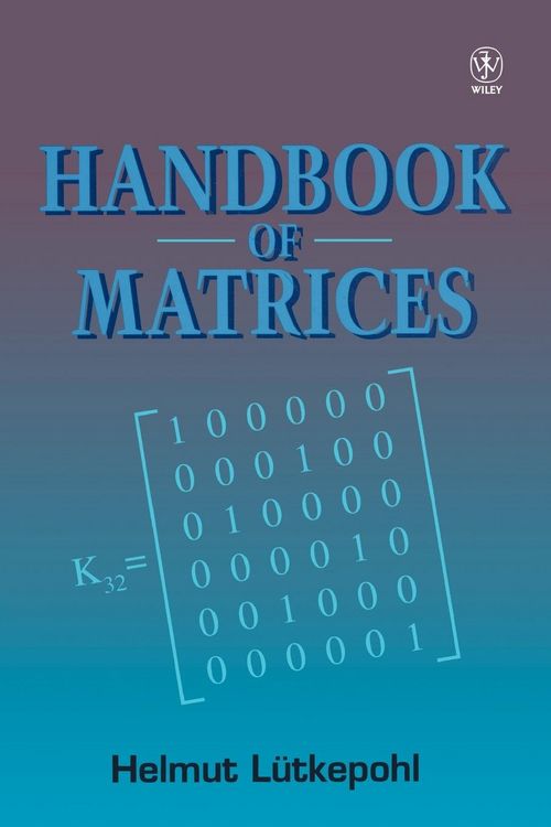 Produktbild: Handbook of Matrices
