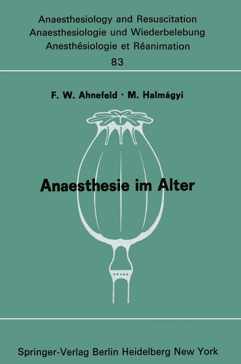 Produktbild: Anaesthesie im Alter