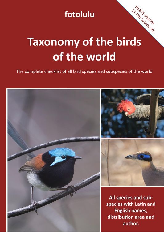 Produktbild: Taxonomy of the birds of the world