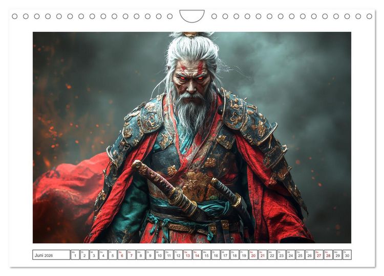 Produktbild: Mein Samurai (Wandkalender 2026 DIN A4 quer), CALVENDO Monatskalender