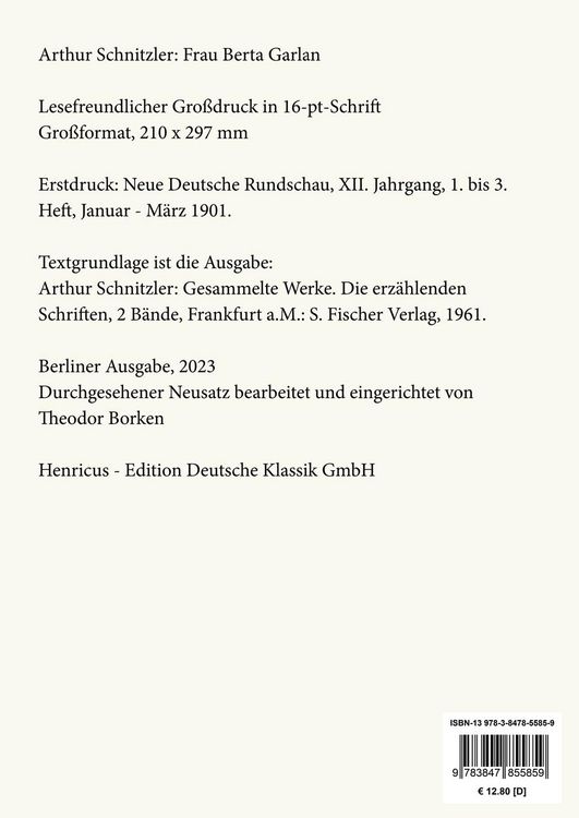 Produktbild: Frau Berta Garlan (Gro&szlig;druck)