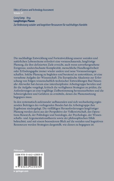 Produktbild: Langfristiges Planen