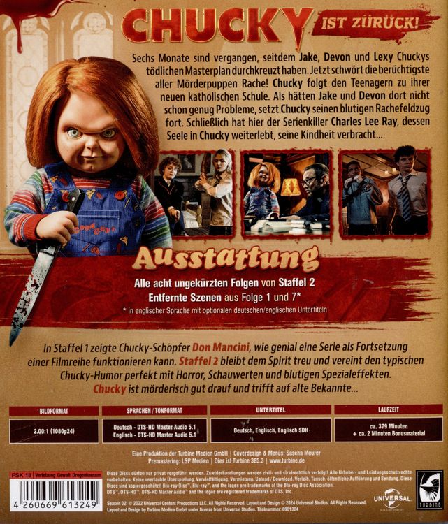 Produktbild: Chucky - Season 2 [2 BRs]