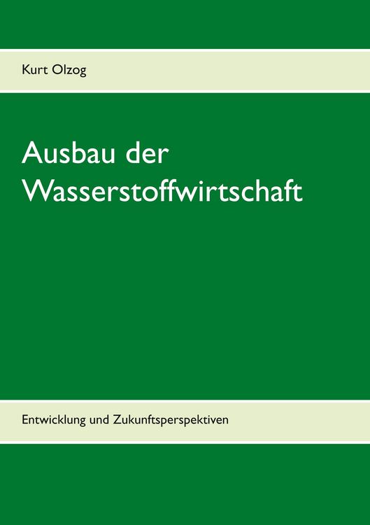 Produktbild: Ausbau der Wasserstoffwirtschaft