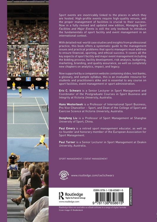 Produktbild: Managing Sport Facilities and Major Events
