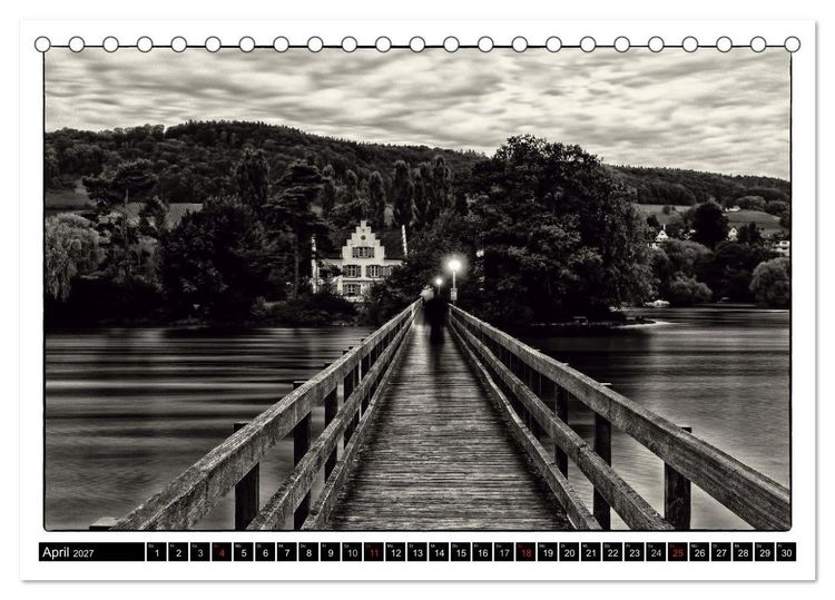 Produktbild: Boden-Seen-Sucht (Tischkalender 2027 DIN A5 quer), CALVENDO Monatskalender