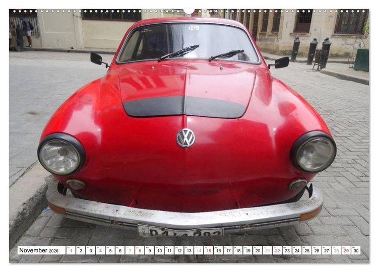 Produktbild: KARMANN GHIA - Auto-Legenden (hochwertiger Premium Wandkalender 2026 DIN A2 quer), Kunstdruck in Hochglanz