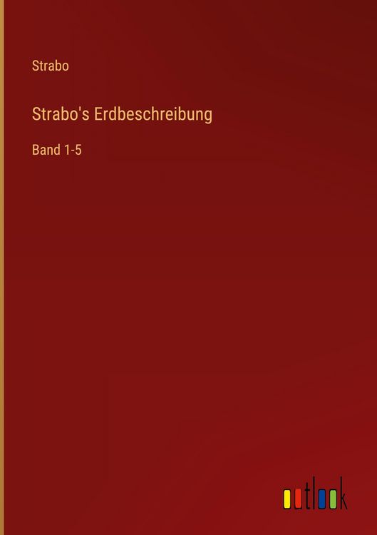 Produktbild: Strabo's Erdbeschreibung
