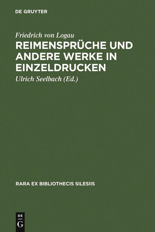 Produktbild: Reimenspr&uuml;che und andere Werke in Einzeldrucken