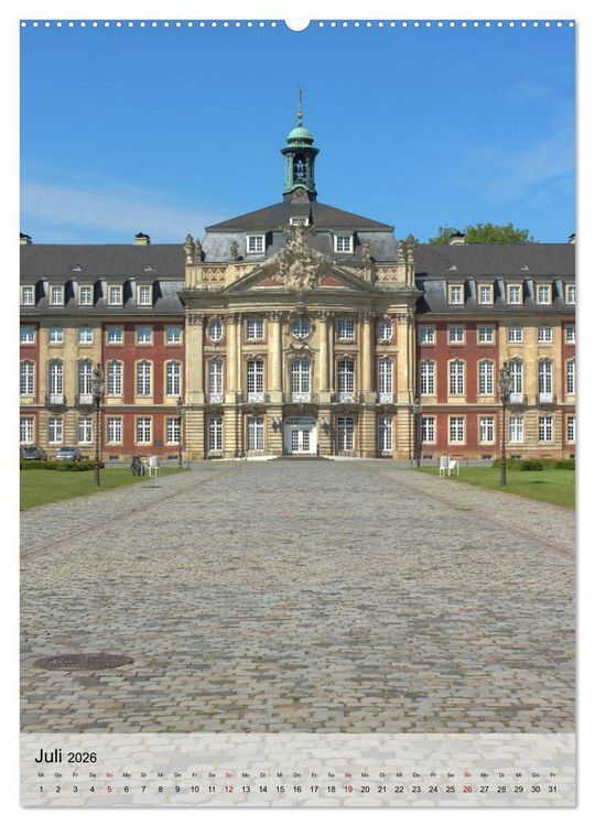 Produktbild: Historisches M&uuml;nster (Wandkalender 2026 DIN A2 hoch), CALVENDO Monatskalender