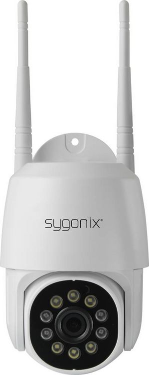 Produktbild: Sygonix PTZ WLAN SY-4760960 LAN, WLAN IP &Uuml;berwachungskamera 1920 x 1080 Pixel