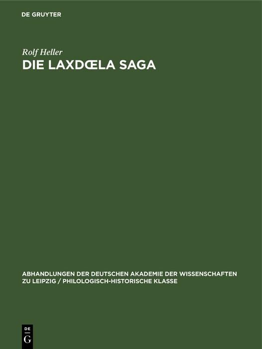 Produktbild: Die Laxdoela Saga