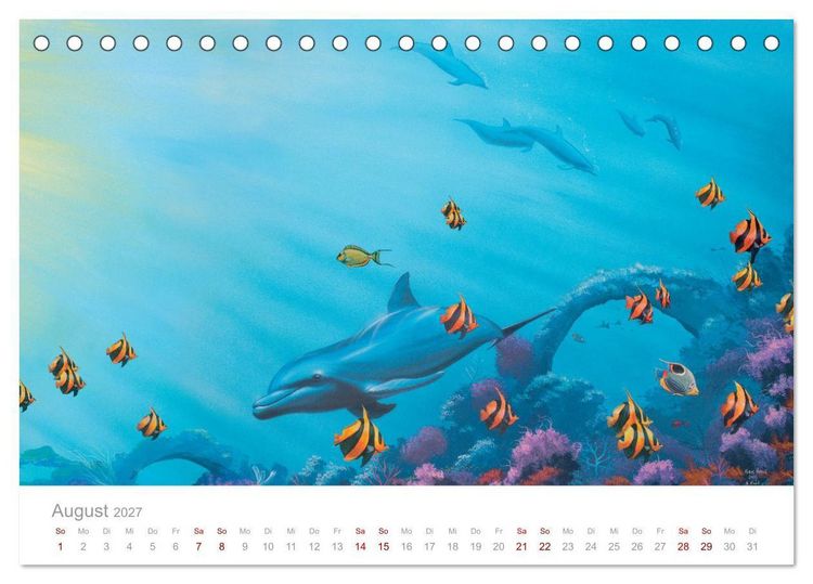 Produktbild: Paradise, Ausblicke und Tr&auml;umereien (Tischkalender 2027 DIN A5 quer), CALVENDO Monatskalender