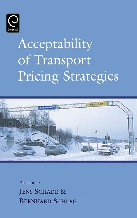 Produktbild: Acceptability of Transport Pricing Strategies