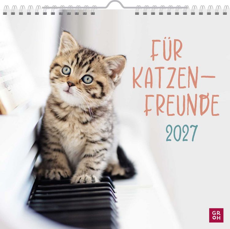 Produktbild: Wandkalender 2027: F&uuml;r Katzenfreunde