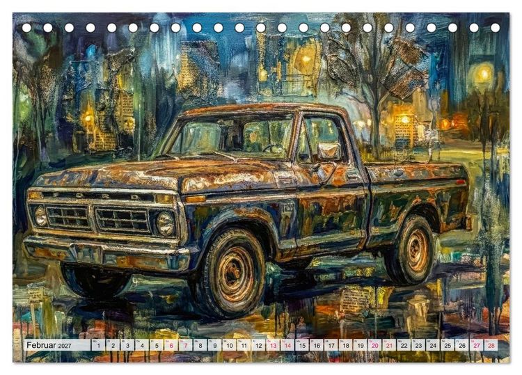 Produktbild: Patina und PS (Tischkalender 2027 DIN A5 quer), CALVENDO Monatskalender