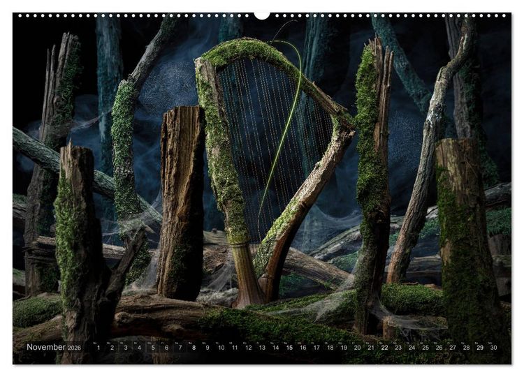 Produktbild: Musica fant&aacute;sia - Die wundersame Welt des Fotok&uuml;nstlers Olaf Bruhn (Wandkalender 2026 DIN A2 quer), CALVENDO Monatskalender