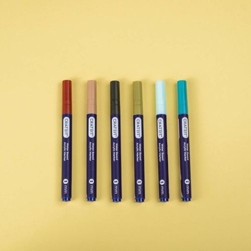 Produktbild: Crateit Nature Markers 1MM 6PCS