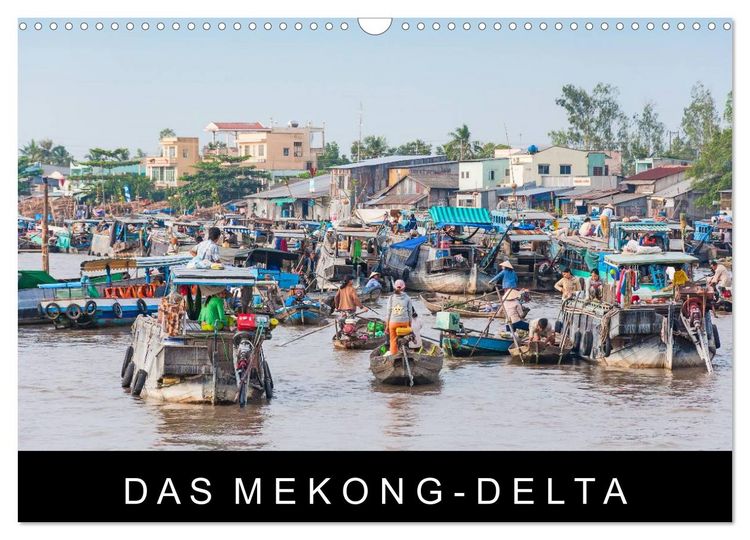 Produktbild: Das Mekong-Delta (Wandkalender 2026 DIN A3 quer), CALVENDO Monatskalender