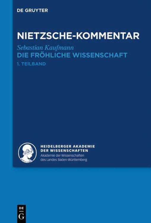 Produktbild: Kommentar zu Nietzsches "Die fr&ouml;hliche Wissenschaft"