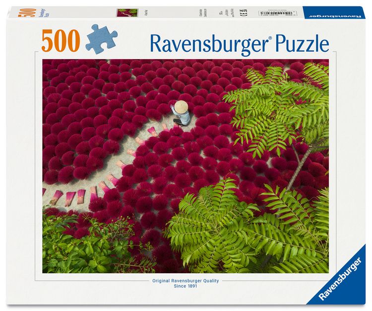 Produktbild: Erwachsenenpuzzle 500 Teile - Ein Meer aus Rot