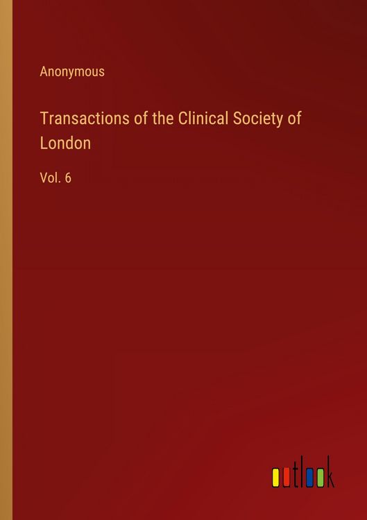 Produktbild: Transactions of the Clinical Society of London