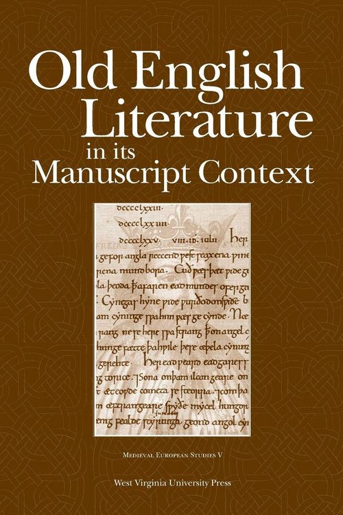 Produktbild: OLD ENGLISH LITERATURE IN ITS MANUSCRIPT CONTEXT